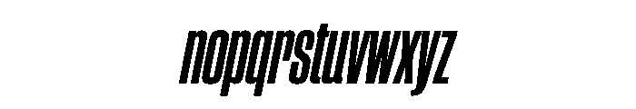 CantrellGrotesk CondensedBoldOblique Instance Font LOWERCASE