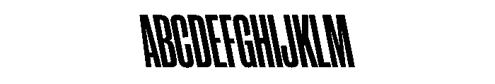 CantrellGrotesk CondensedBoldReverse Instance Font UPPERCASE