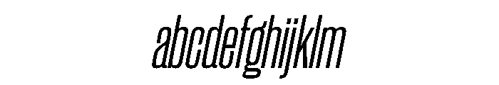 CantrellGrotesk CondensedBookOblique Instance FONT