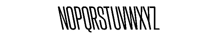 CantrellGrotesk CondensedBookReverse Instance Font UPPERCASE