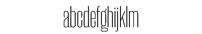 CantrellGrotesk CondensedExtraLight Instance FONT