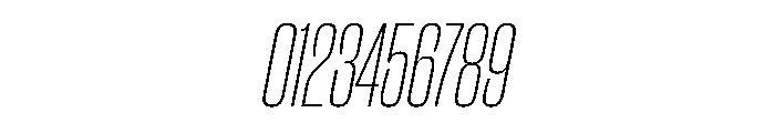 CantrellGrotesk CondensedExtraLightOblique Instance Font OTHER CHARS