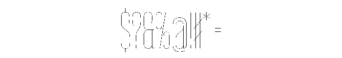 CantrellGrotesk CondensedHairline Instance Font OTHER CHARS