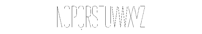 CantrellGrotesk CondensedHairline Instance Font UPPERCASE