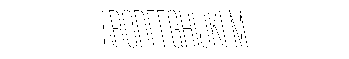 CantrellGrotesk CondensedHairlineReverse Instance Font UPPERCASE