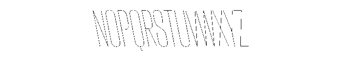 CantrellGrotesk CondensedHairlineReverse Instance Font UPPERCASE