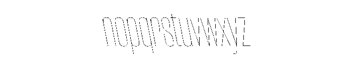 CantrellGrotesk CondensedHairlineReverse Instance Font LOWERCASE