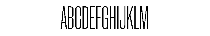 CantrellGrotesk CondensedLight Instance Font UPPERCASE