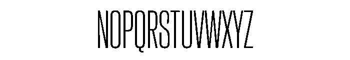 CantrellGrotesk CondensedLight Instance Font UPPERCASE