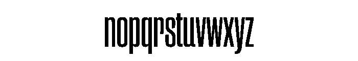 CantrellGrotesk CondensedSemibold Instance Font LOWERCASE