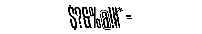CantrellGrotesk CondensedSemiboldReverse Instance Font OTHER CHARS