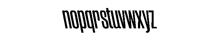 CantrellGrotesk CondensedSemiboldReverse Instance Font LOWERCASE
