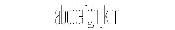 CantrellGrotesk CondensedThin Instance FONT