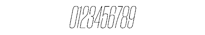 CantrellGrotesk CondensedThinOblique Instance Font OTHER CHARS