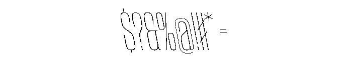 CantrellGrotesk CondensedThinReverse Instance Font OTHER CHARS