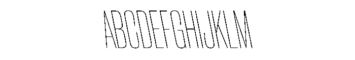CantrellGrotesk CondensedThinReverse Instance Font UPPERCASE