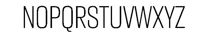 CantrellGrotesk ExtraLight Instance Font UPPERCASE