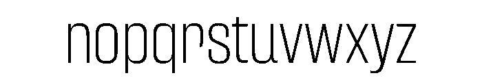 CantrellGrotesk ExtraLight Instance Font LOWERCASE