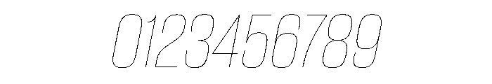 CantrellGrotesk HairlineOblique Instance Font OTHER CHARS