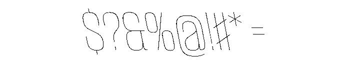 CantrellGrotesk HairlineReverse Instance Font OTHER CHARS