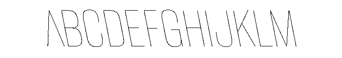 CantrellGrotesk HairlineReverse Instance Font UPPERCASE