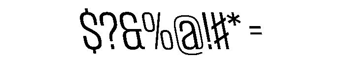 CantrellGrotesk LightReverse Instance Font OTHER CHARS