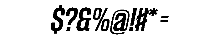 CantrellGrotesk SemiboldOblique Instance Font OTHER CHARS