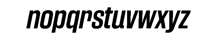 CantrellGrotesk SemiboldOblique Instance Font LOWERCASE