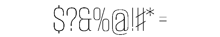 CantrellGrotesk Thin Instance Font OTHER CHARS