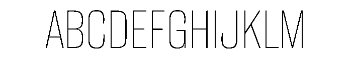 CantrellGrotesk Thin Instance Font UPPERCASE