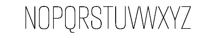 CantrellGrotesk Thin Instance Font UPPERCASE