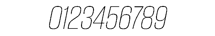 CantrellGrotesk ThinOblique Instance Font OTHER CHARS