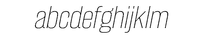 CantrellGrotesk ThinOblique Instance FONT
