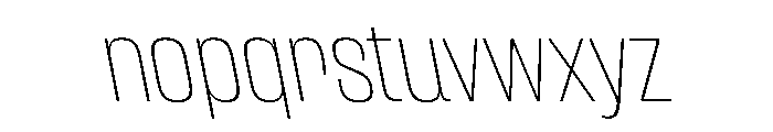 CantrellGrotesk ThinReverse Instance Font LOWERCASE