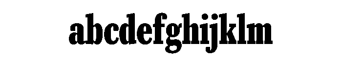 Caponi Condensed Black Flat FONT