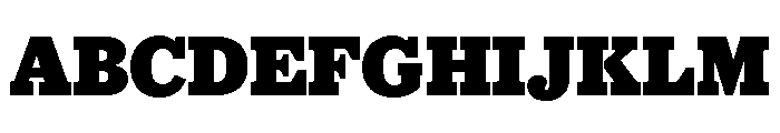 Caponi Slab Black Font UPPERCASE