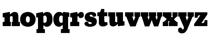 Caponi Slab Black Font LOWERCASE