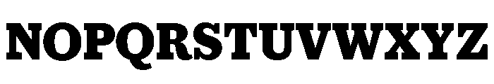 Caponi Slab Bold Font UPPERCASE