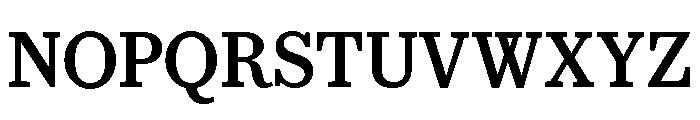 Caponi Slab Medium Font UPPERCASE
