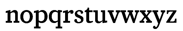 Caponi Slab Medium Font LOWERCASE