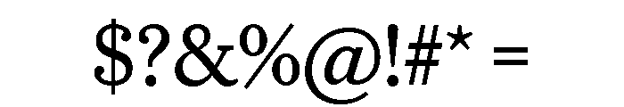 Caponi Slab Regular No 2 Font OTHER CHARS