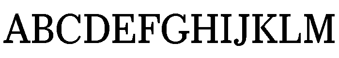 Caponi Slab Regular No 2 Font UPPERCASE