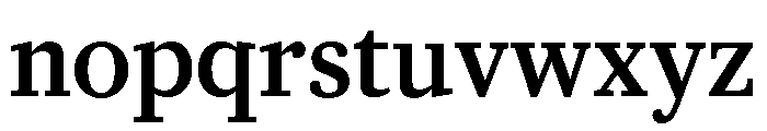 Caponi Text Medium Font LOWERCASE