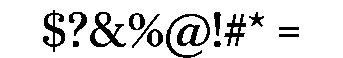 Caponi Text Regular No 2 Font OTHER CHARS