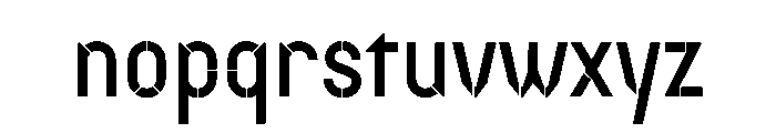 Caporal Regular Font LOWERCASE