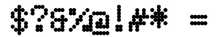Captured Bold Font OTHER CHARS