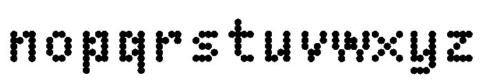 Captured Bold Font LOWERCASE