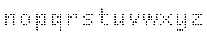 Captured Light Font LOWERCASE