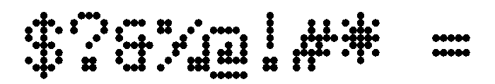Captured Medium Font OTHER CHARS