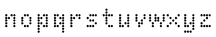 Captured Normal Font LOWERCASE